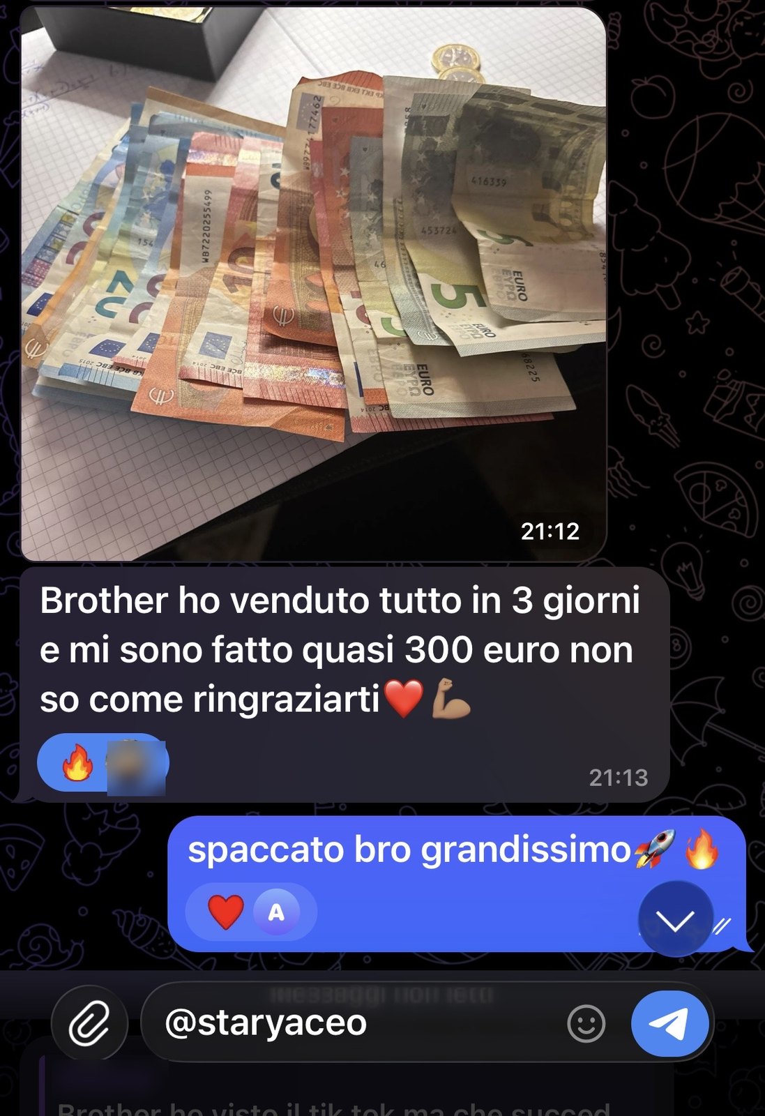Esperienza condivisa dalla community STARYA 5