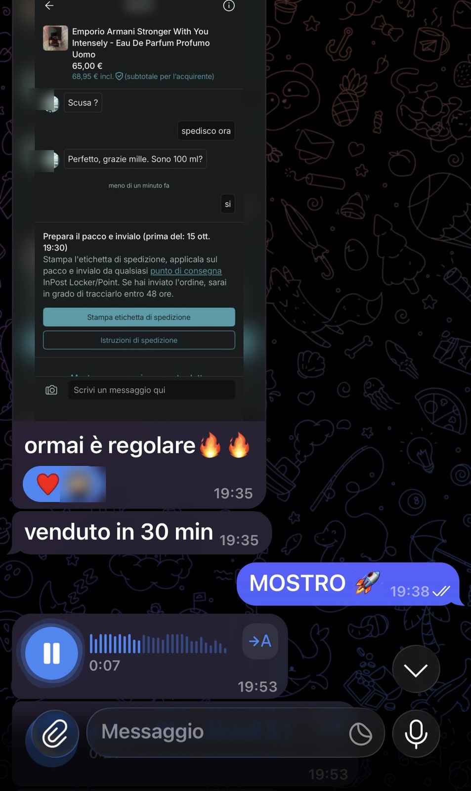 Esperienza condivisa dalla community STARYA 8